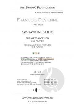 Sonate in D-Dur von François Devienne 