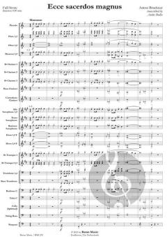 Ecce sacerdos magnus WAB 13 von Anton Bruckner (Download) 