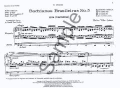 Bachianas Brasileiras No.5 (Aria Cantilena) for Organ Solo von Hector Villa-Lobos 