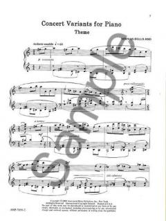 Concert Variants von Norman Dello Joio für Klavier im Alle Noten Shop kaufen