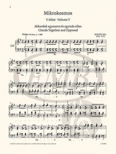 Mikrokosmos BB 105 - Vol. 5-6 von Béla Bartók 