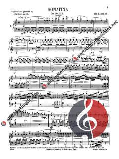 Sonatinas For The Piano Book 1 von Friedrich Kuhlau 