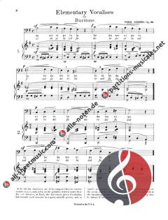 36 Eight Measure Vocalises Op.96 von Ferdinand Sieber 