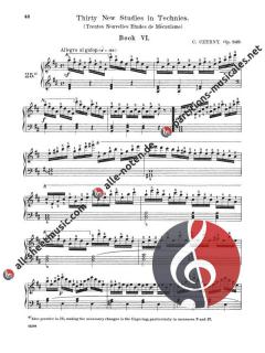 30 New Studies In Technics von Carl Czerny 