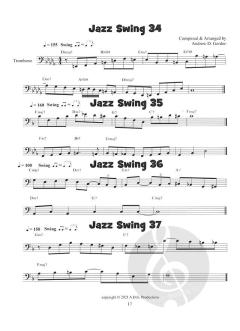 100 Ultimate Jazz Riffs for Trombone von Andrew D. Gordon 