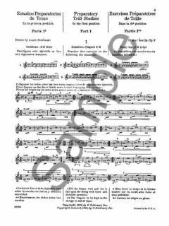 Preparatory Trill Studies Op. 7 Book 1 von Otakar Ševčík 
