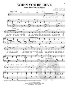 When You Believe [Solo version] von Stephen Schwartz 