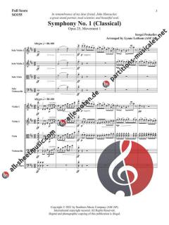 Symphony No. 1: Movement 1 von Sergei Sergejewitsch Prokofjew 