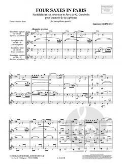 4 Saxes In Paris von Gaetano di Bacco 