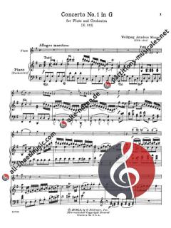 Concertos No. 1 in G K313, No. 2 in D K314 von Wolfgang Amadeus Mozart 