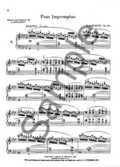 Impromptu Op.90 No.4 A Flat von Franz Schubert 