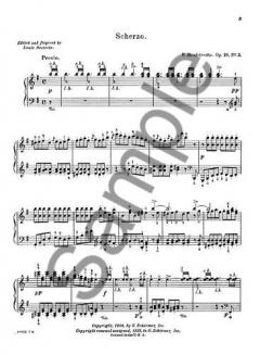 Scherzo E Minor Op. 16 No. 2 von Felix Mendelssohn Bartholdy für Klavier im Alle Noten Shop kaufen