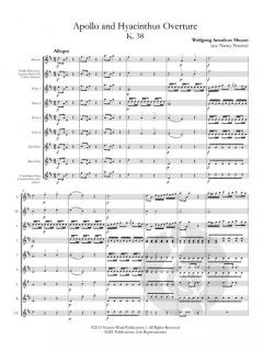 Apollo and Hyacinthus Overture von Wolfgang Amadeus Mozart 