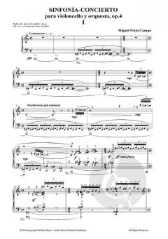 Sinfonía-Concierto op. 4 von Miguel Pinto 