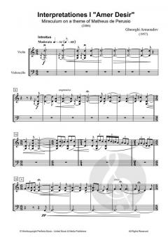 Interpretationes I 'Amer Desir' von Gheorghi Arnaoudov 