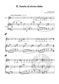 3 sonetos de amor op. 14 von Alejandro Román 