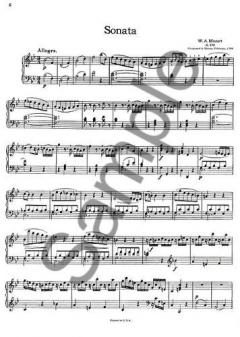 Piano Sonata B Flat Major K570 von Wolfgang Amadeus Mozart 