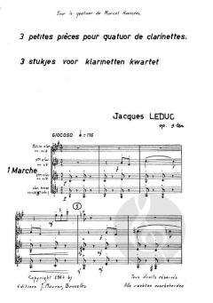 3 petites pièces 9 ter von Jacques Leduc 