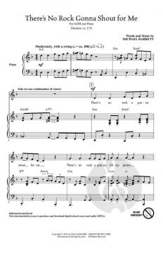 There's No Rock Gonna Shout for Me von Michael Barrett (Download) 