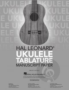Hal Leonard Ukulele Tablature Manuscript Paper 
