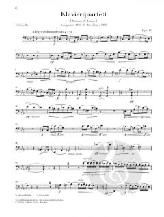 Klavierquartett Nr. 1 in c-moll op. 15 von Gabriel Fauré 