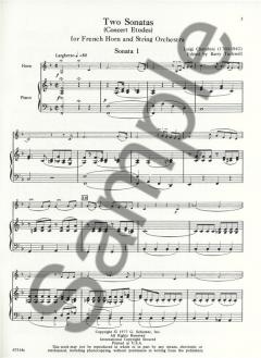2 Sonatas For F-Horn And Piano von Luigi Cherubini für Horn und Klavier