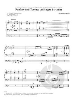 Fanfare And Toccata on Happy Birthday von Patty S. Hill 