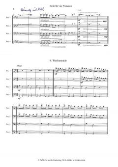 Suite für 4 Posaunen von Bernd Nawrat 