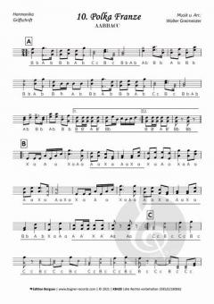 Leicht spielbare Harmonika Stückln 