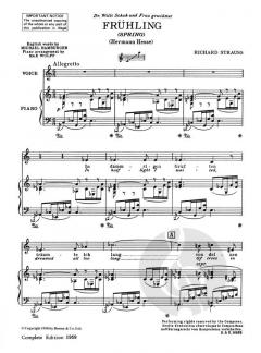 Vier letzte Lieder o. Op. AV 150 von Richard Strauss 