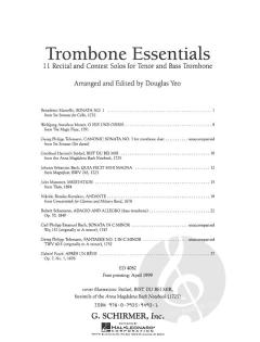 Trombone Essentials 11 Recital & Contest Solos von Douglas Yeo 