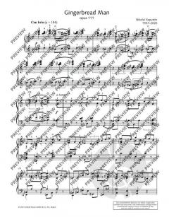 Gingerbread Man op. 111 von Nikolai Kapustin 