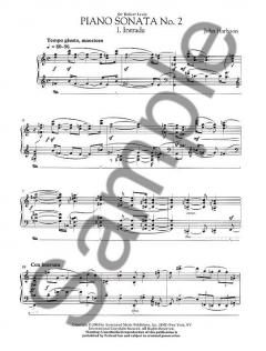 Piano Sonata No.2 von John Harbison 