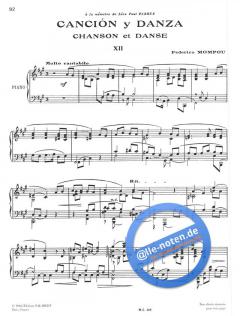 Piano Album Mompou 