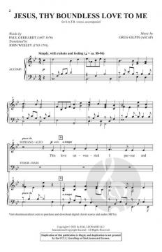 Jesus, Thy Boundless Love to Me von Greg Gilpin (Download) 