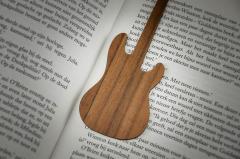 Lesezeichen Bass Gitarre Walnut 
