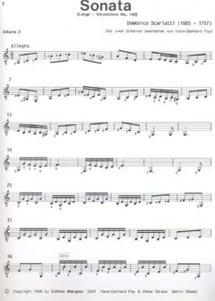 Sonata a-Moll (L. 140) von Domenico Scarlatti 