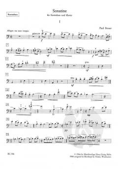 Sonatine in E von Paul Breuer für Kontrabass und Klavier im Alle Noten Shop kaufen