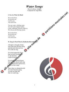 Water Songs von Bruce Adolphe 