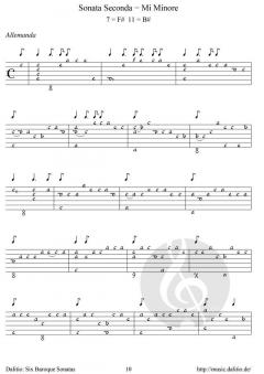 6 barocke Sonaten von Christoph Dalitz (Download) 