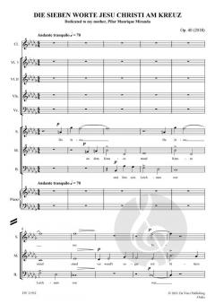 Oratorio Die sieben Worte Jesu Christi am Kreuz op. 40 von Abraham Tena Manrique 