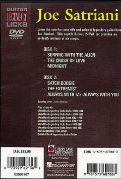 Joe Satriani Legendary Licks 2DVD von Joe Satriani 
