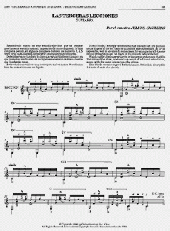 Guitar Lessons Books 1-3 von Julio S. Sagreras (Download) 