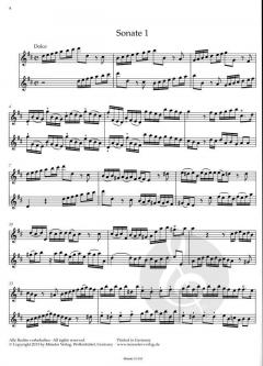 6 Duette/Sonaten op. 2 von Georg Philipp Telemann (Download) 