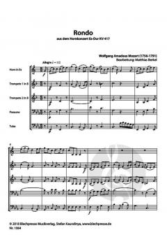 Rondo aus KV 417 von Wolfgang Amadeus Mozart 