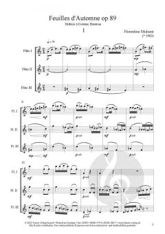 Feuilles d‘Automne op. 89 von Florentine Mulsant 
