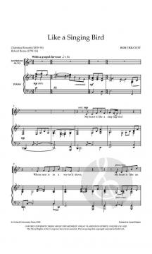 Like A Singing Bird von Bob Chilcott (Download) 