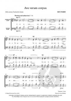 Ave verum corpus von Ben Parry (Download) 