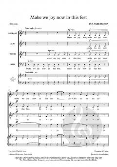 Make we joy now in this fest von Ian Assersohn (Download) 