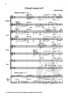 Three Choral Amens von John Rutter (Download) 